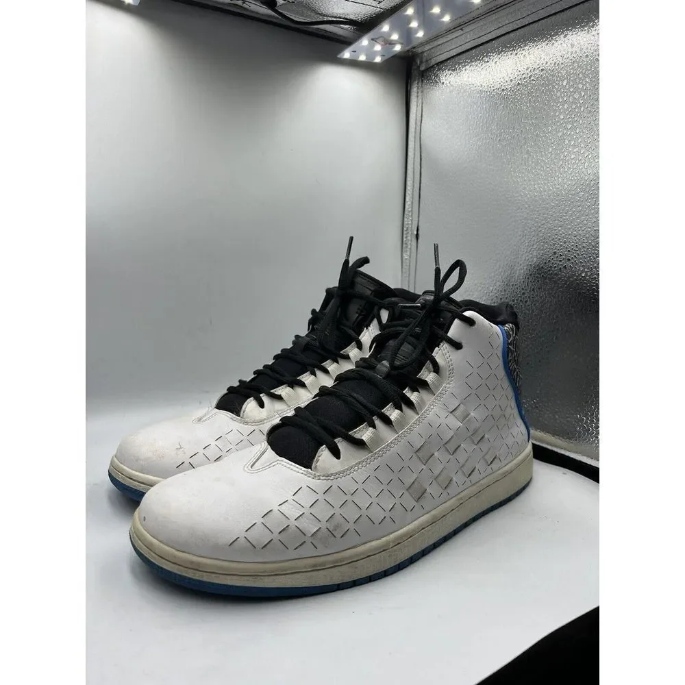 Air Jordan Illusion 705141-105 White/Black/Blue Sneaker Basketball‎ Mens Sz 11.5